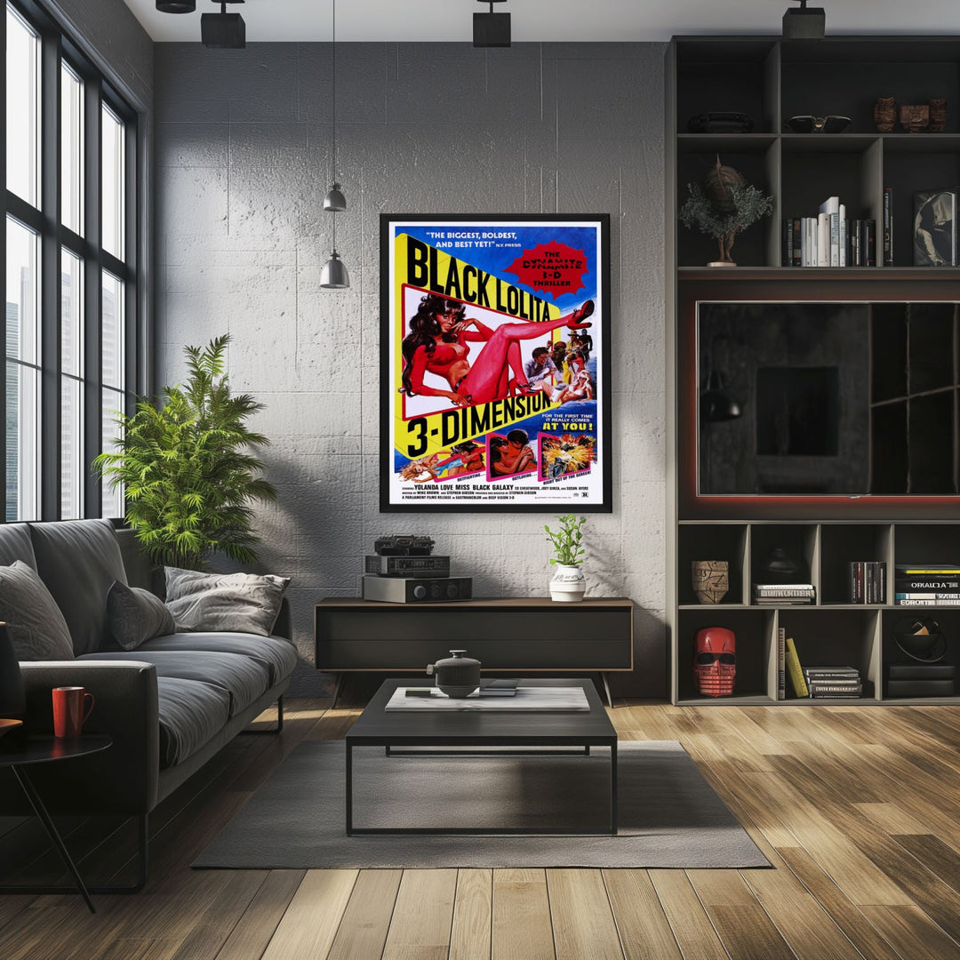 "Black Lolita" (1975) Framed Movie Poster