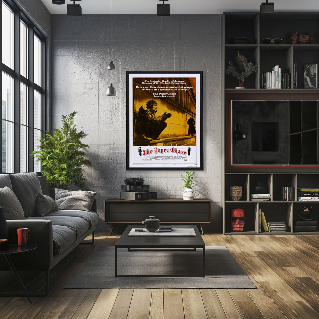 "Paper Chase" (1973) Framed Movie Poster