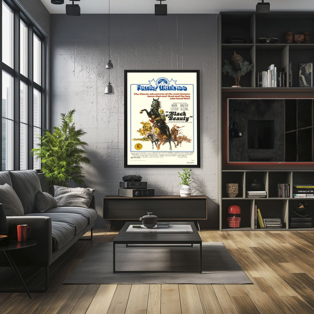 "Black Beauty" (1971) Framed Movie Poster
