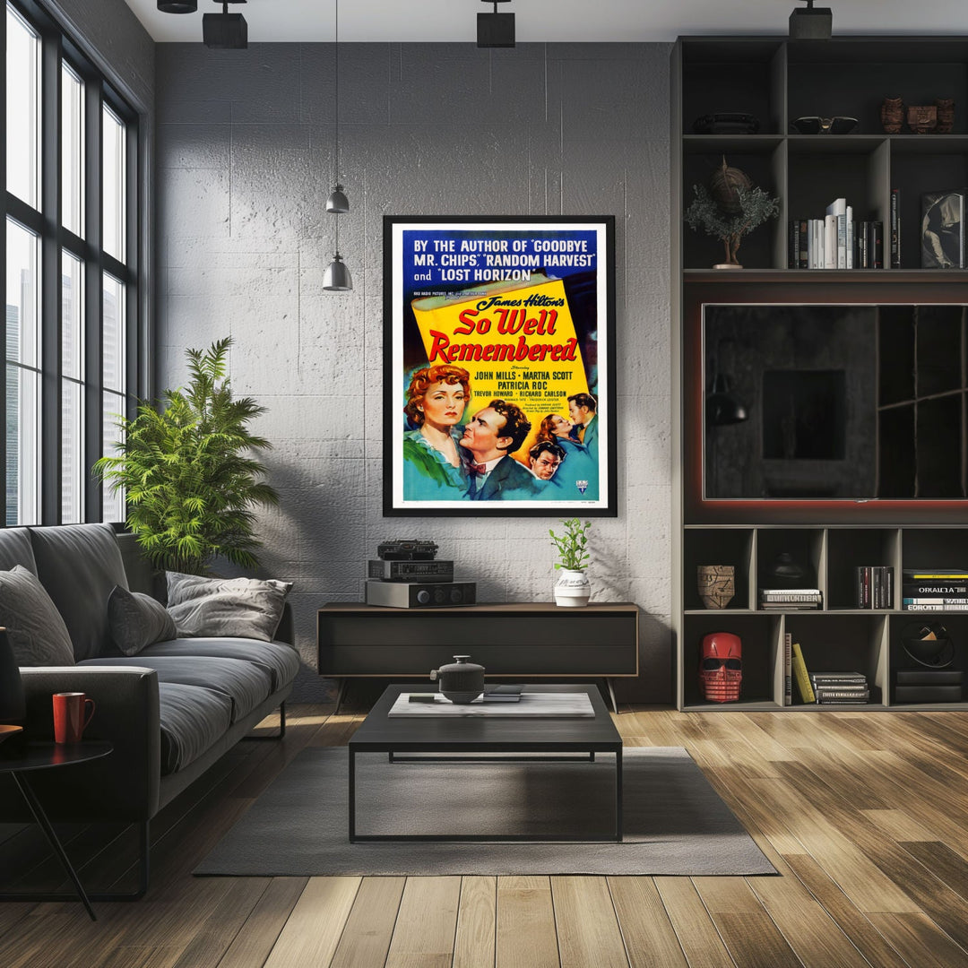 "So Well Remembered" (1947) Framed Movie Poster