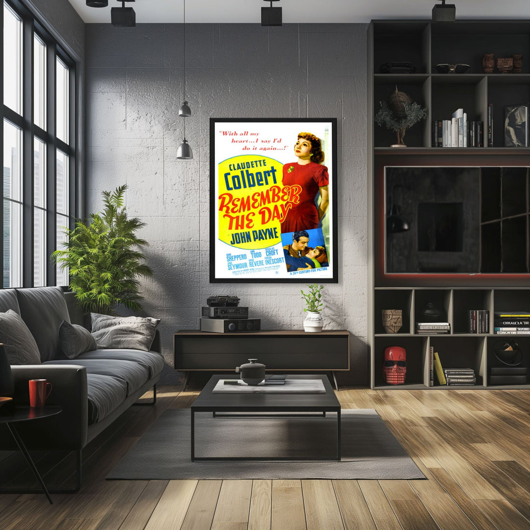 "Remember The Day" (1941) Framed Movie Poster