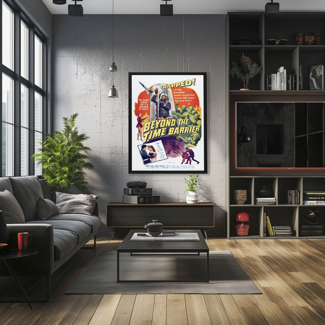 "Beyond The Time Barrier" (1959) Framed Movie Poster