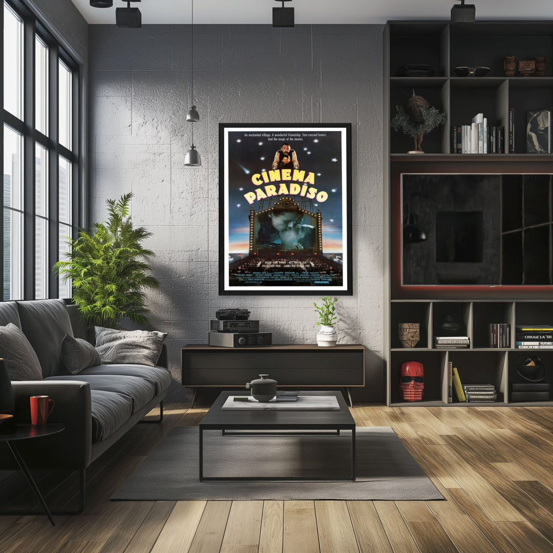 "Cinema Paradiso" (1989) Framed Movie Poster