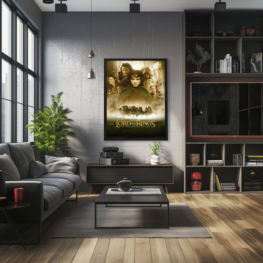 "Lord of the Rings: The Fellowship of the Ring" (2001) Framed Movie Poster