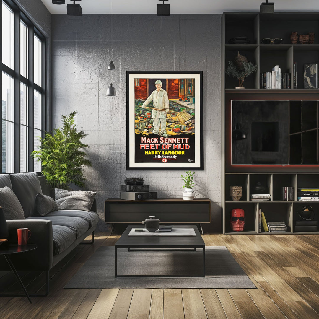 "Feet Of Mud" (1924) Framed Movie Poster