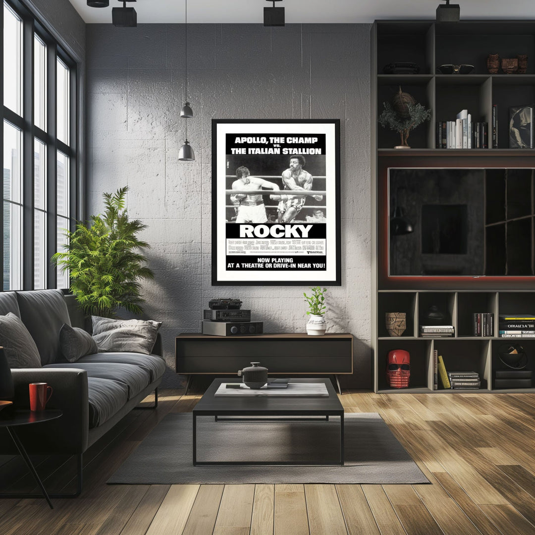 "Rocky" (1976) Framed Movie Poster