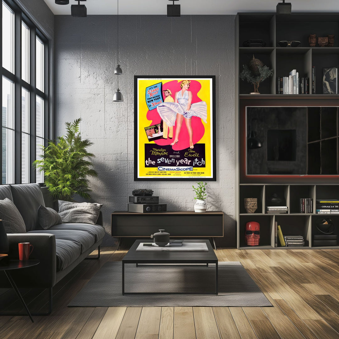 "Seven Year Itch" (1955) Framed Movie Poster