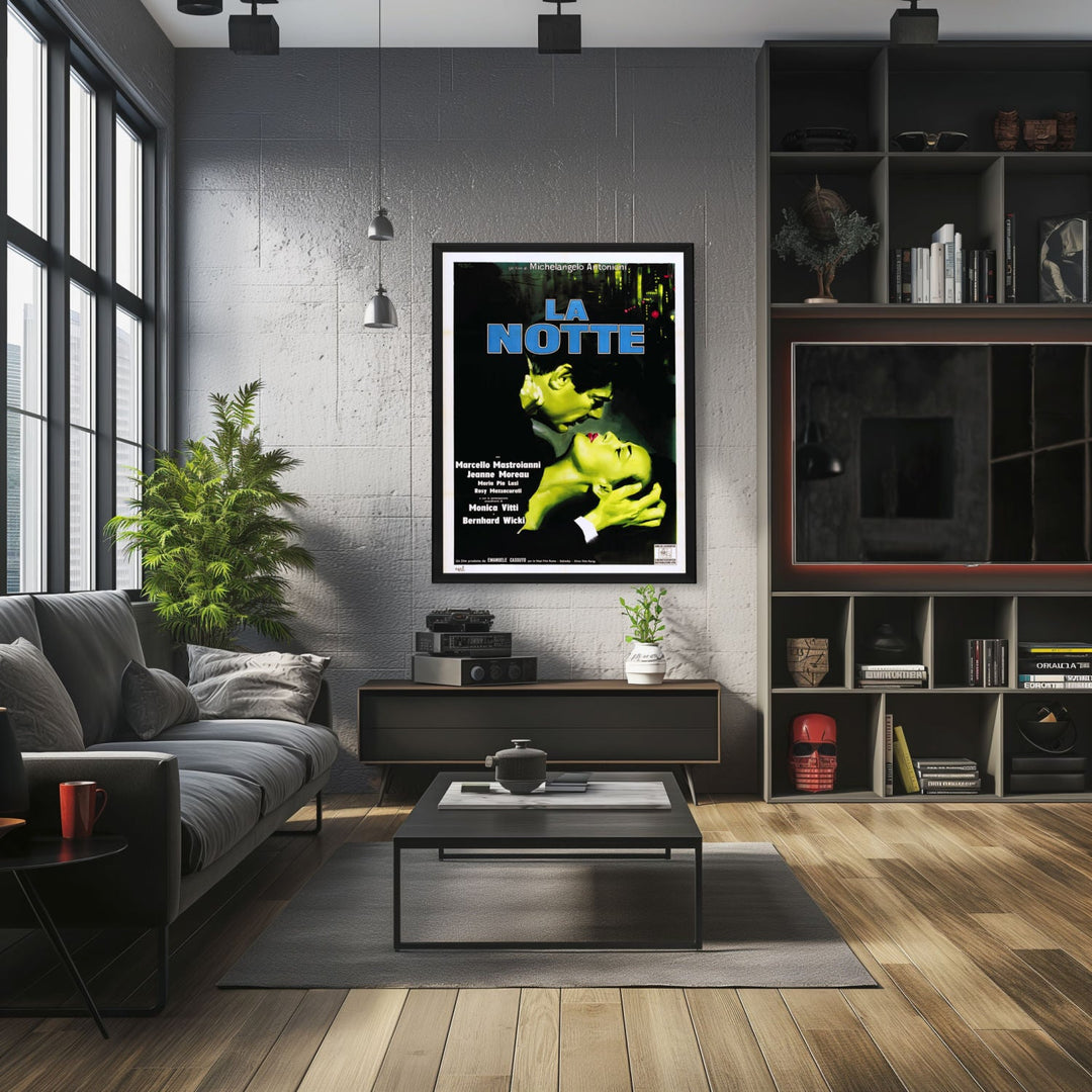 "Night (French)" (1961) Framed Movie Poster