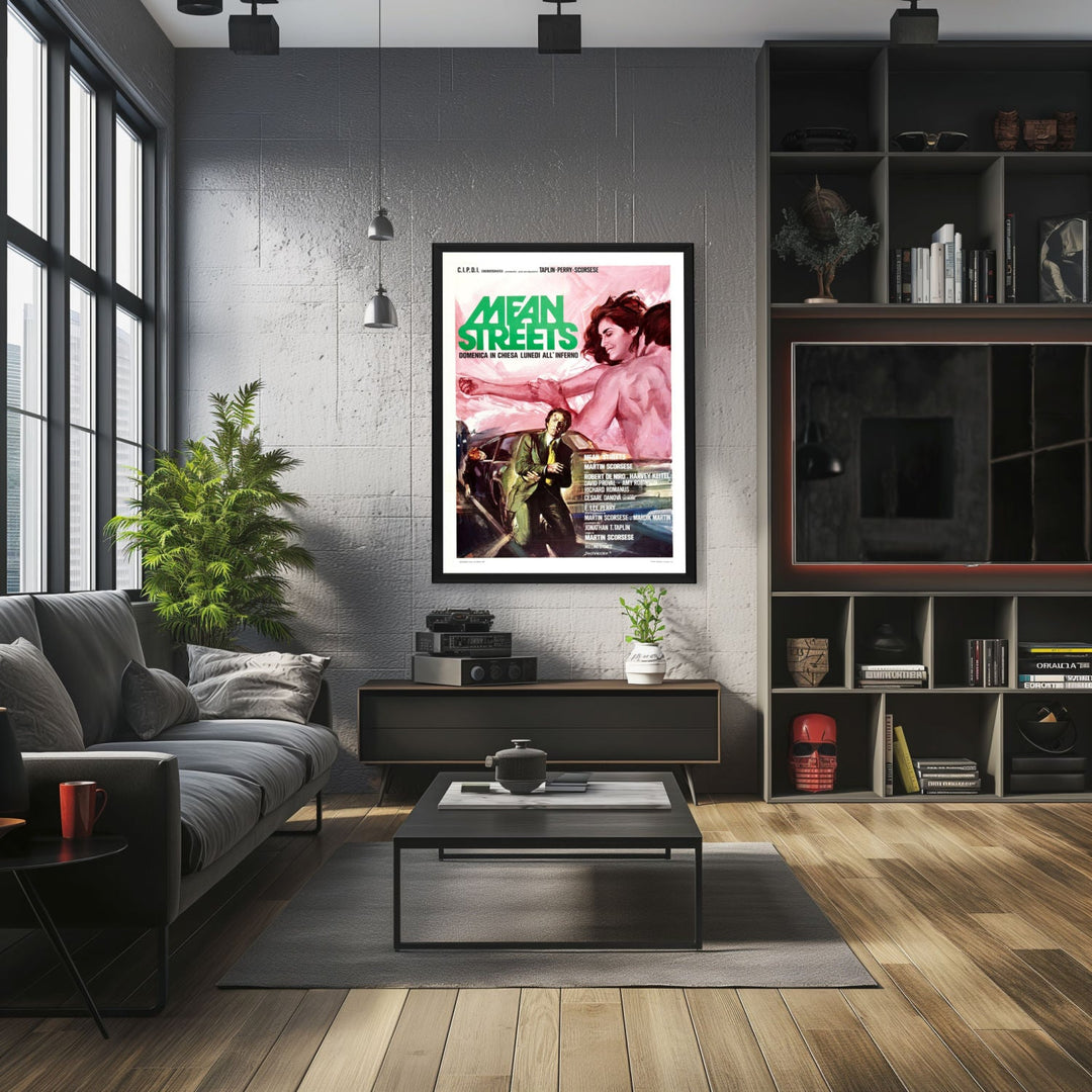 "Mean Streets" (1973) Framed Movie Poster
