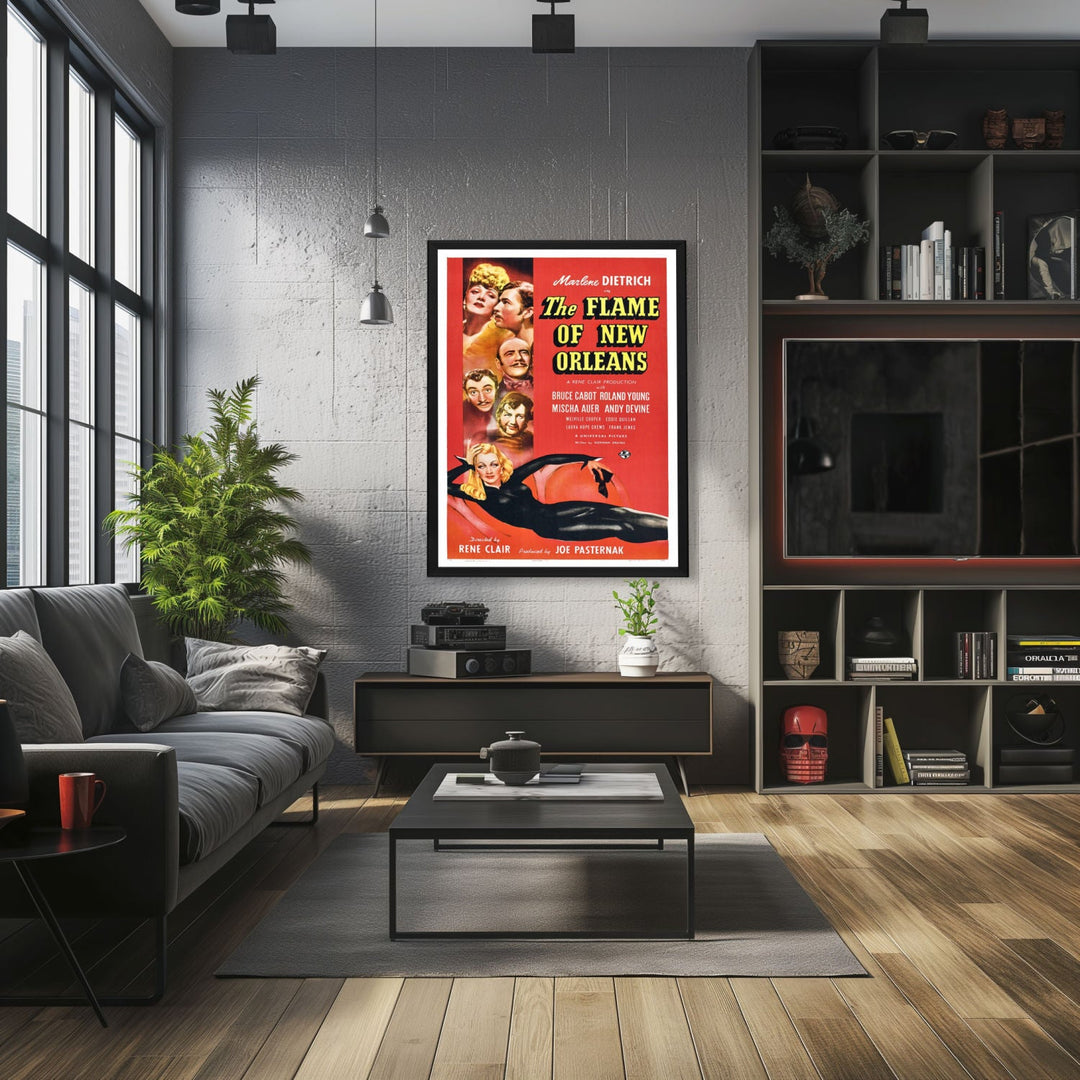 "Flame Of New Orleans" (1941) Framed Movie Poster