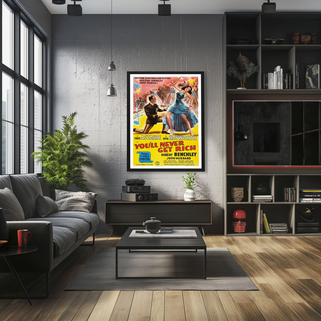 "You'll Never Get Rich" (1941) Framed Movie Poster