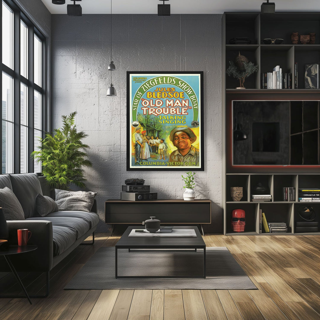 "Old Man Trouble" (1929) Framed Movie Poster