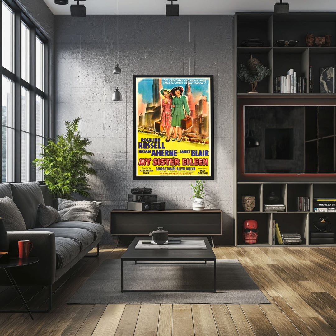 "My Sister Eileen" (1955) Framed Movie Poster