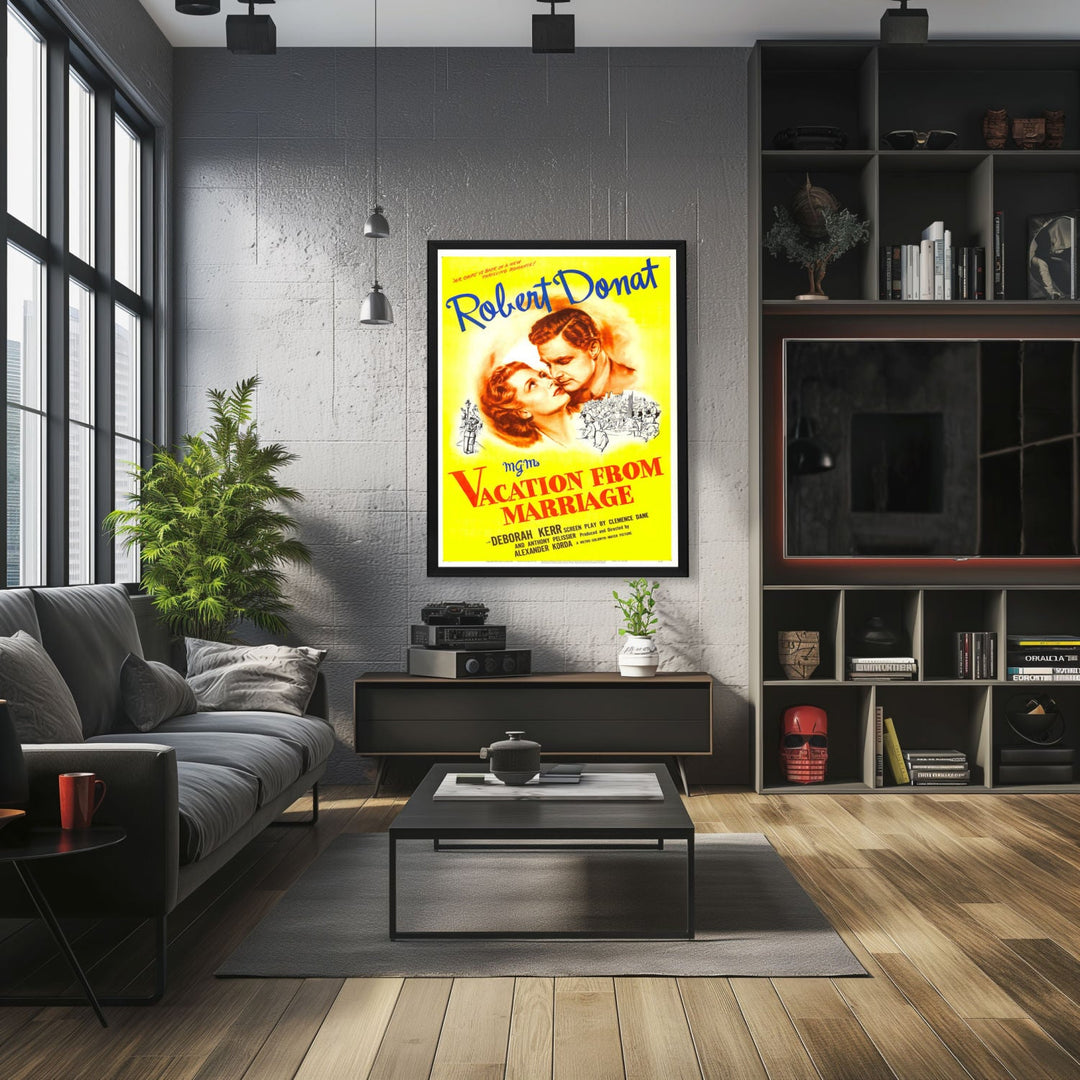 "Vacation From Marriage" (1945) Framed Movie Poster