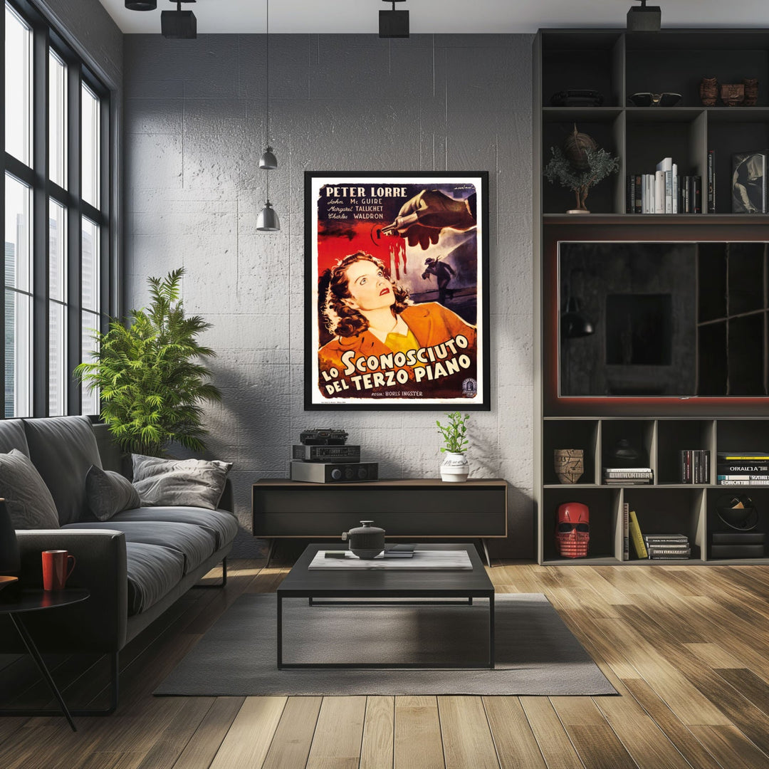 "Stranger On The Third Floor" (1940) Framed Movie Poster