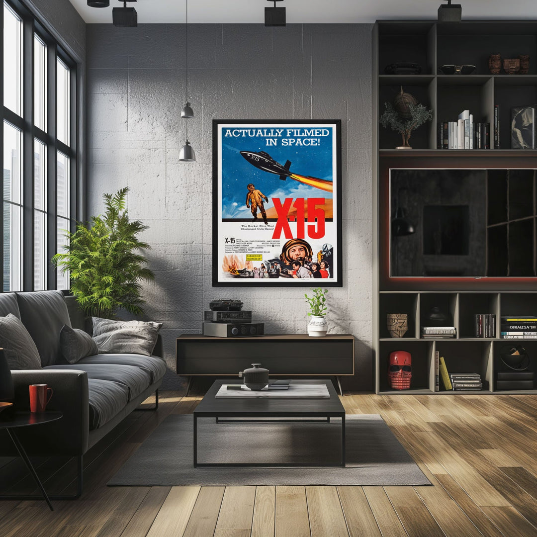 "X-15" (1961) Framed Movie Poster