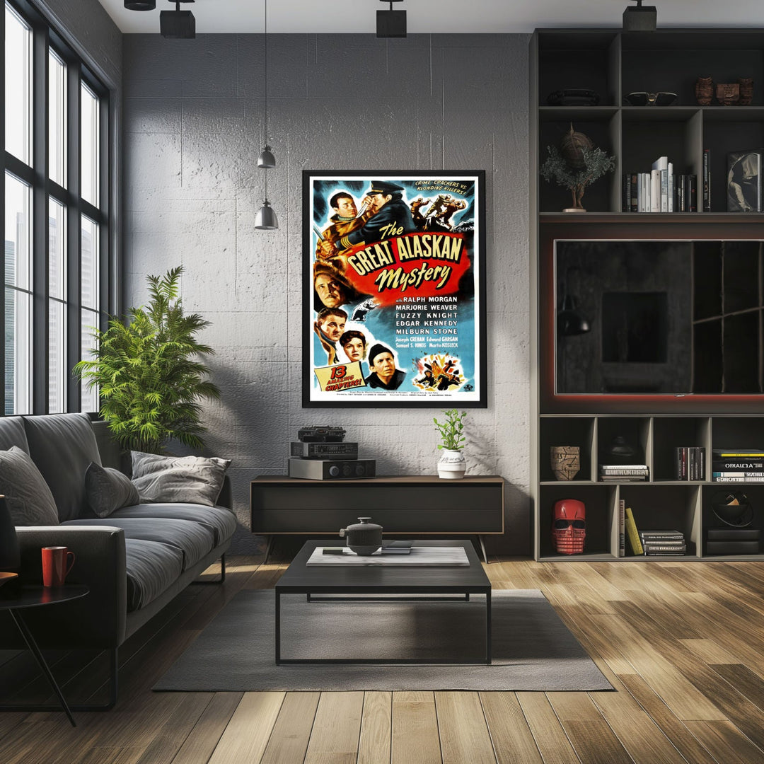 "Great Alaskan Mystery" (1944) Framed Movie Poster