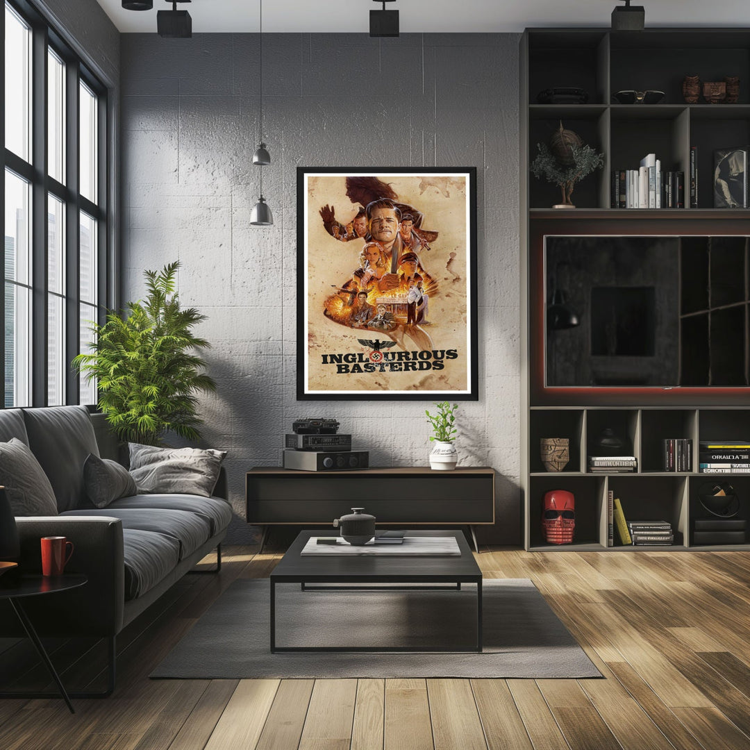 "Inglourious Basterds" (2009) Framed Movie Poster