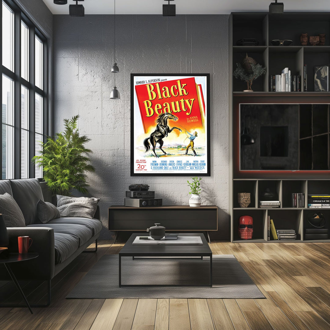 "Black Beauty" (1946) Framed Movie Poster