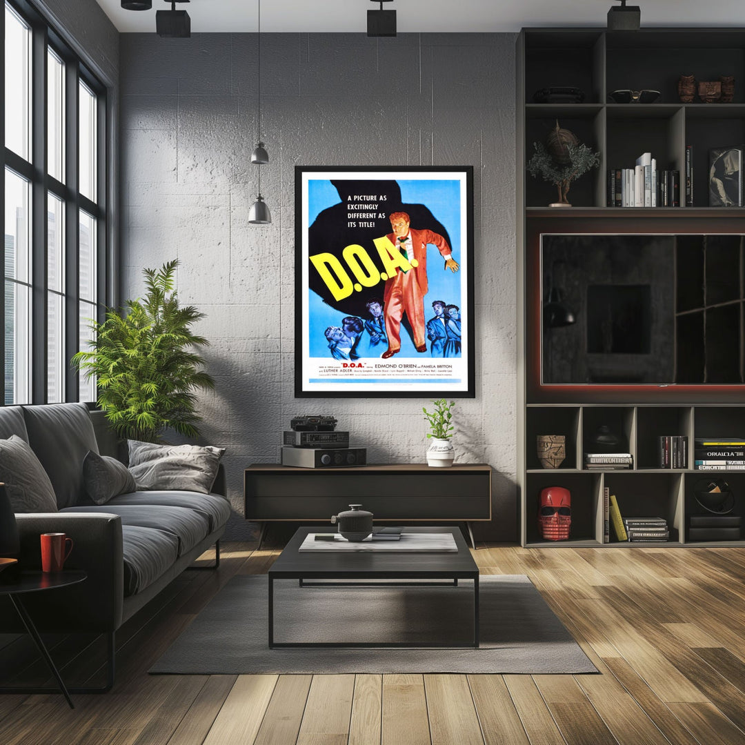 "D.O.A" (1950) Framed Movie Poster
