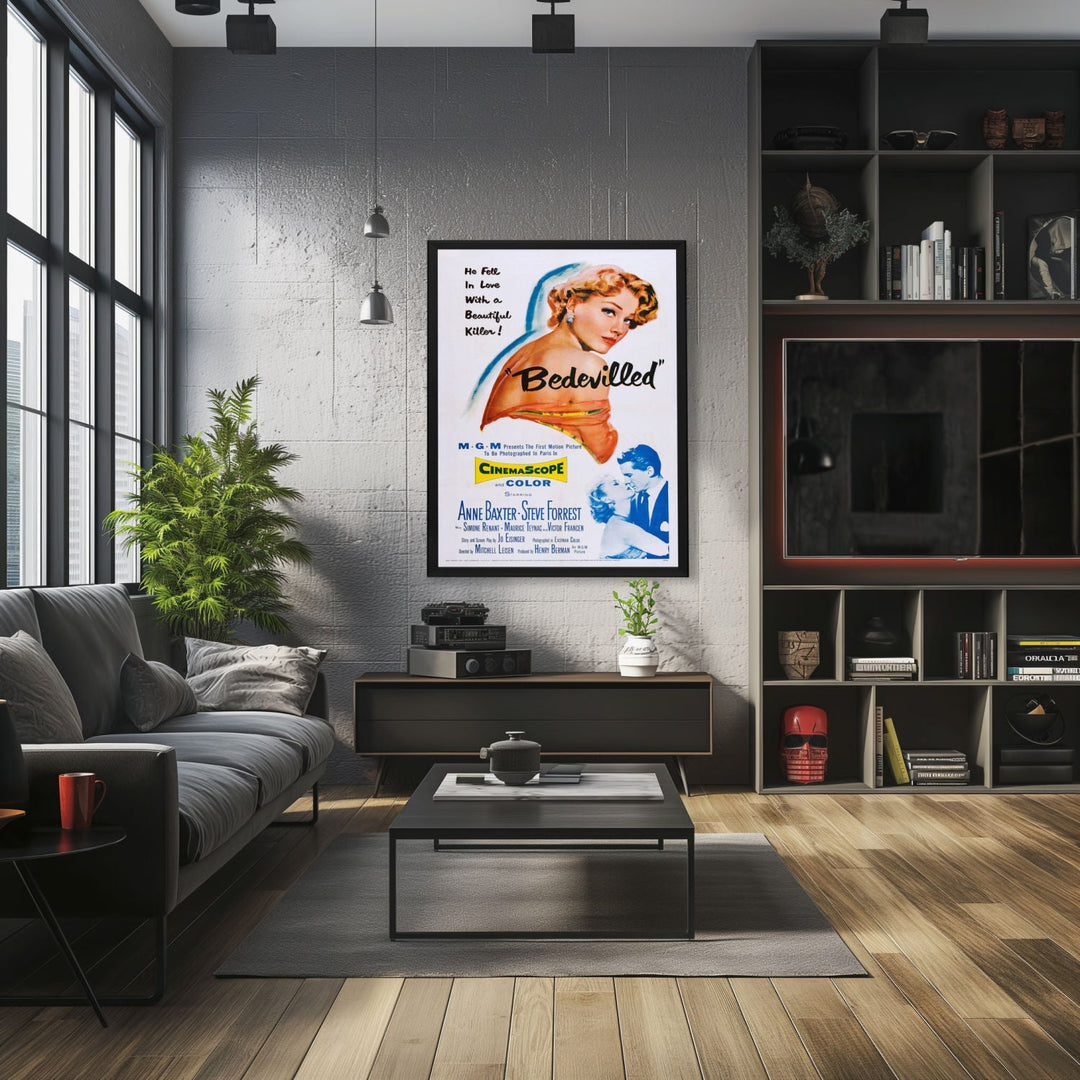 "Bedevilled" (1955) Framed Movie Poster
