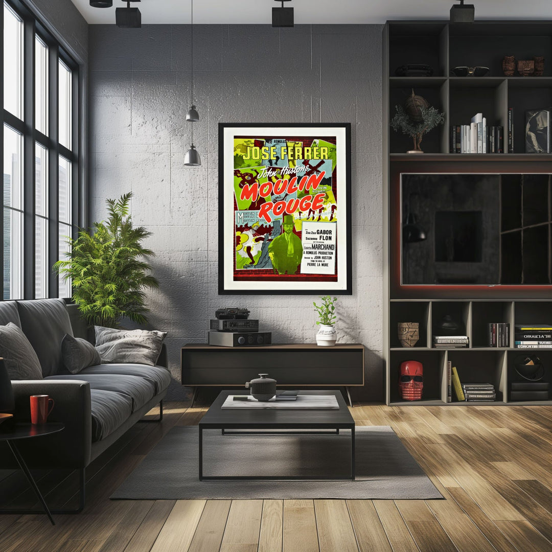 "Moulin Rouge" (1952) Framed Movie Poster