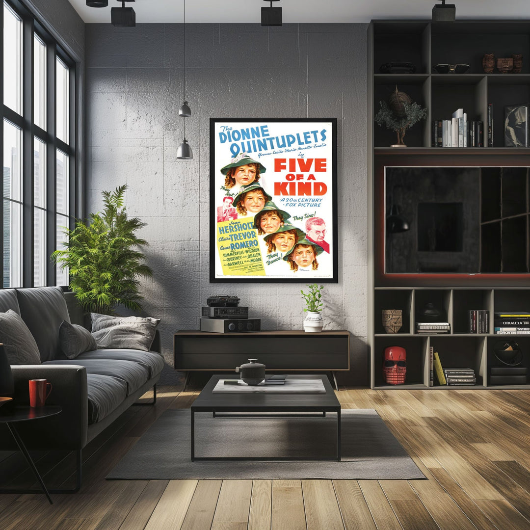 "Five Of A Kind" (1938) Framed Movie Poster