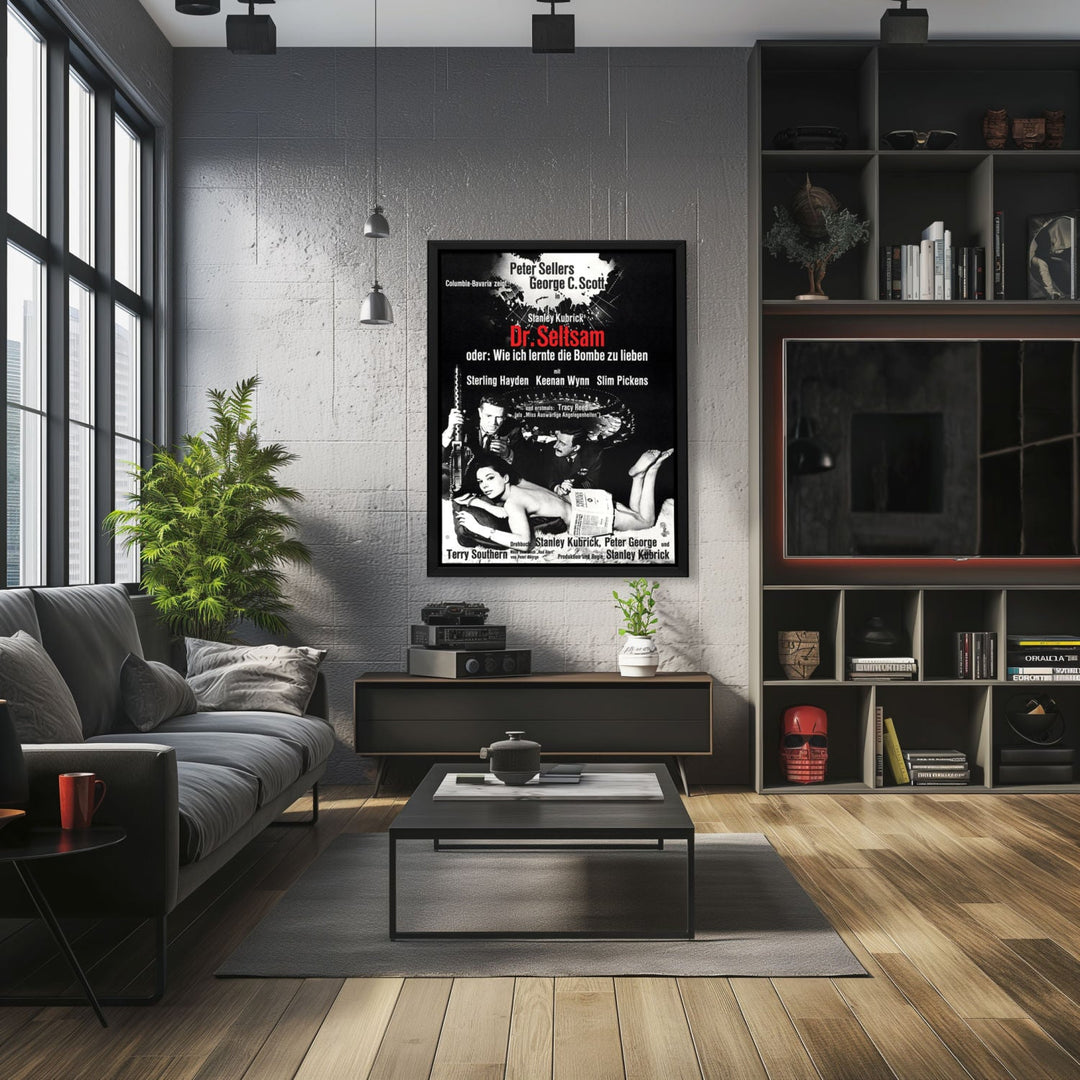 "Dr. Strangelove" (1964) Framed Movie Poster