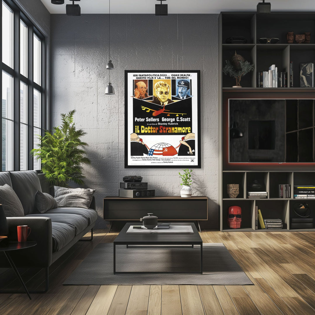 "Dr. Strangelove" (1964) Framed Movie Poster