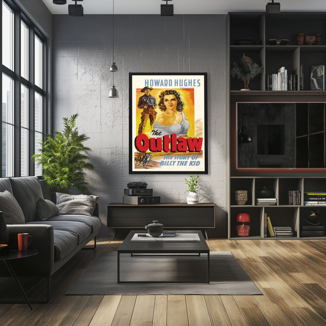 "Outlaw" (1943) Framed Movie Poster