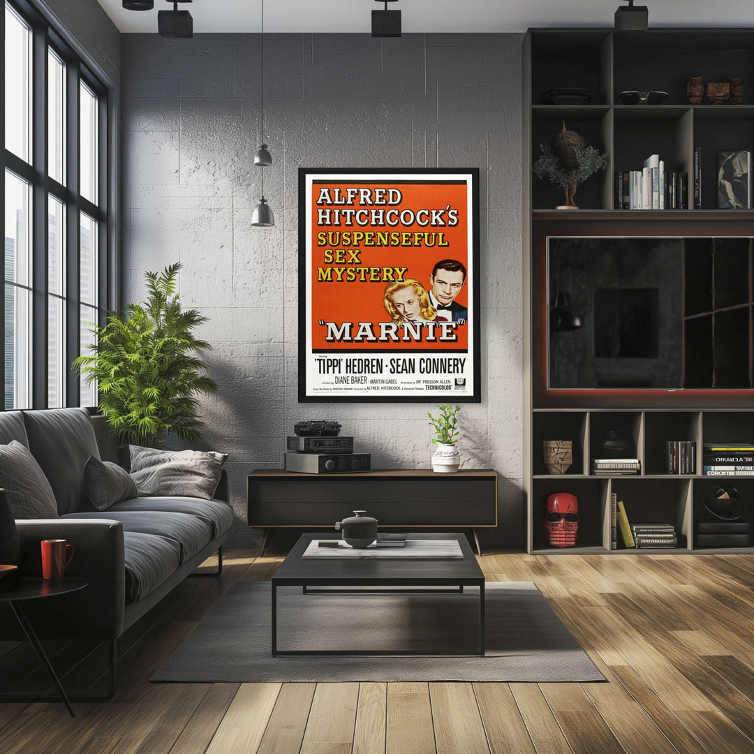 "Marnie" (1964) Framed Movie Poster