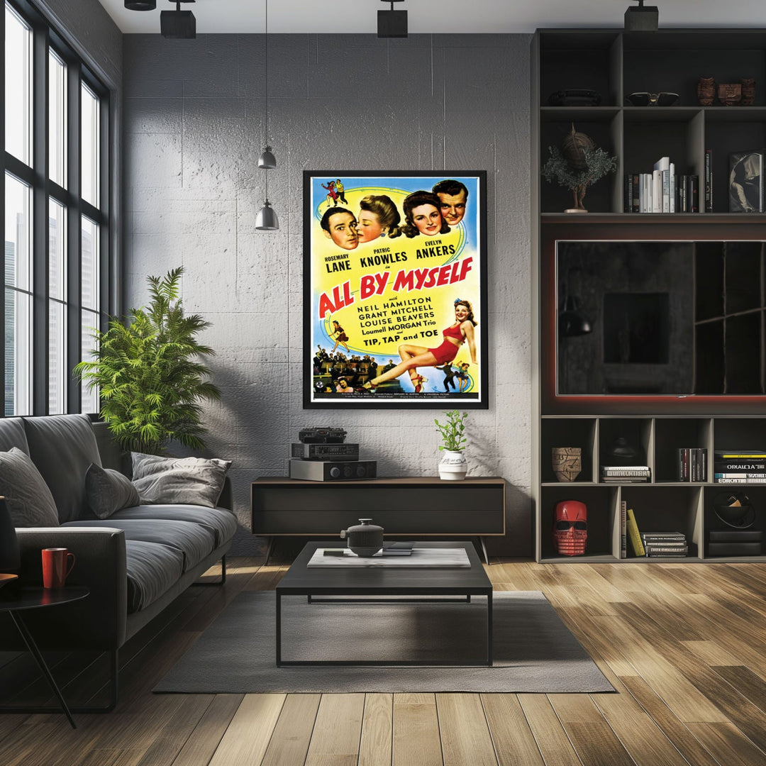"All By Myself" (1943) Framed Movie Poster