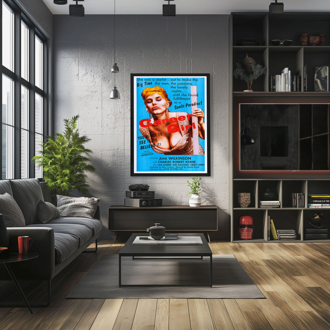 "Career Girl" (1960) Framed Movie Poster