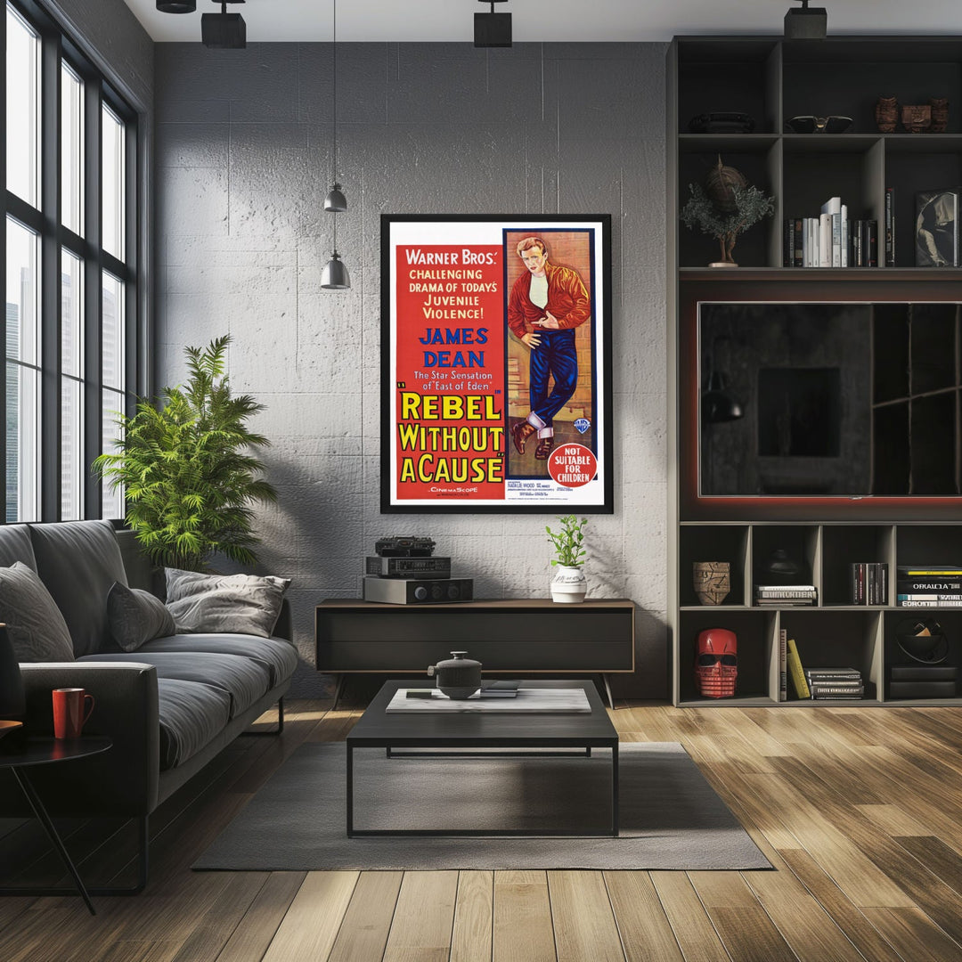 "Rebel Without A Cause" (1955) Framed Movie Poster