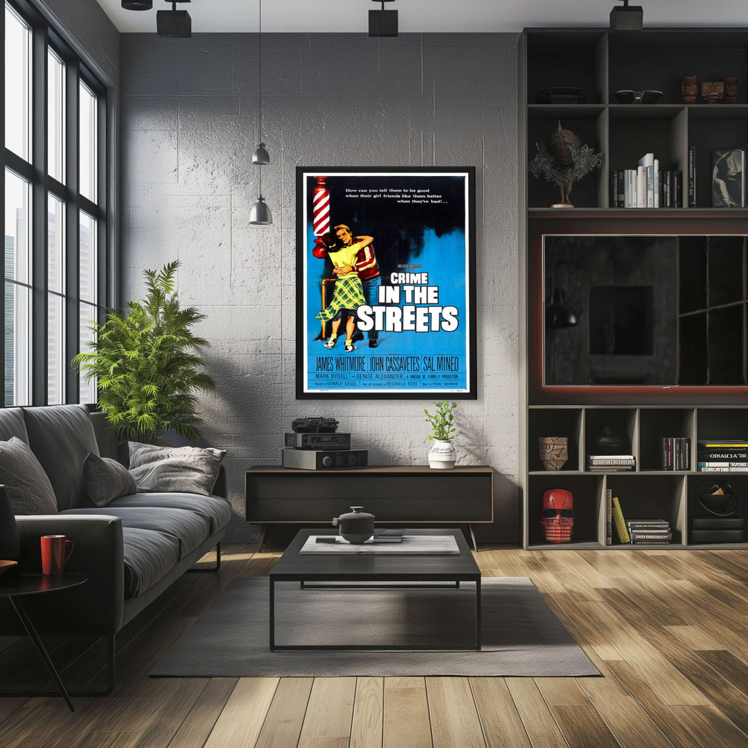 "Crime In The Streets" (1956) Framed Movie Poster