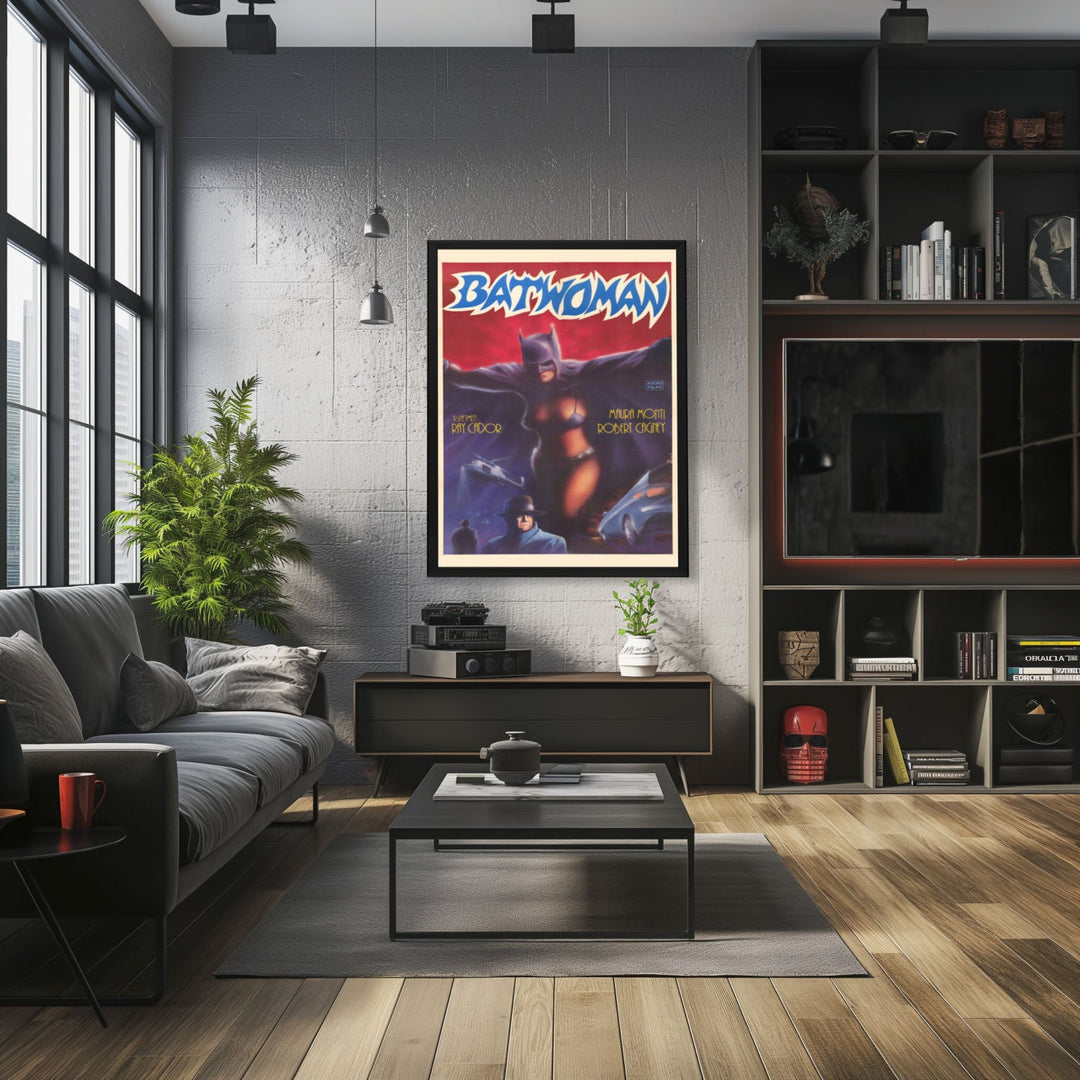 "Batwoman" (1968) Framed Movie Poster
