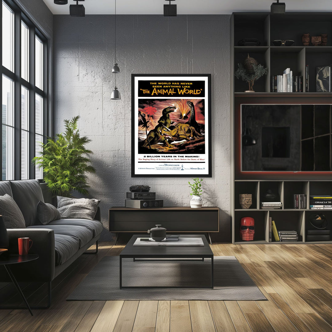 "Animal World" (1956) Framed Movie Poster