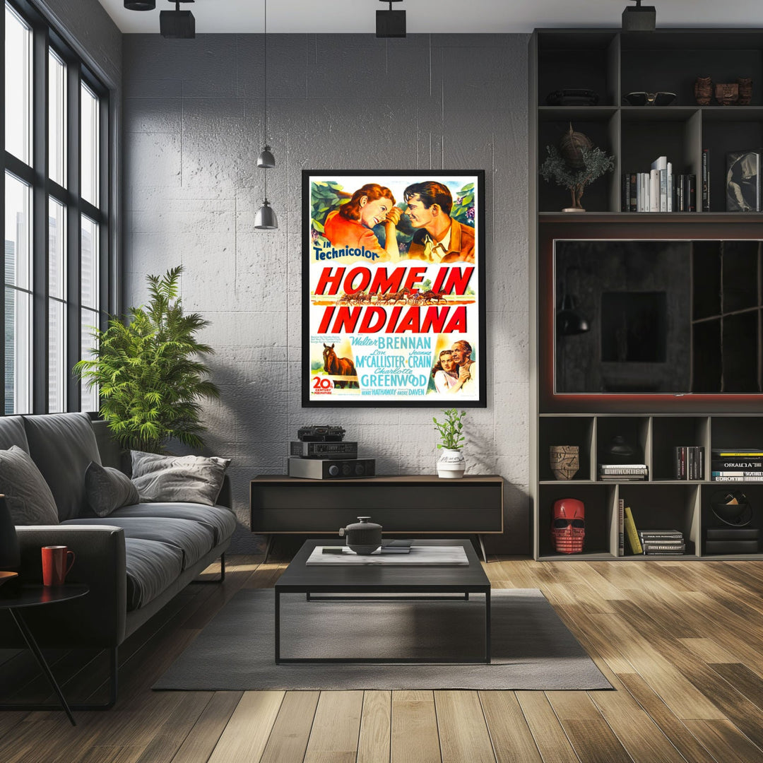 "Home In Indiana" (1944) Framed Movie Poster