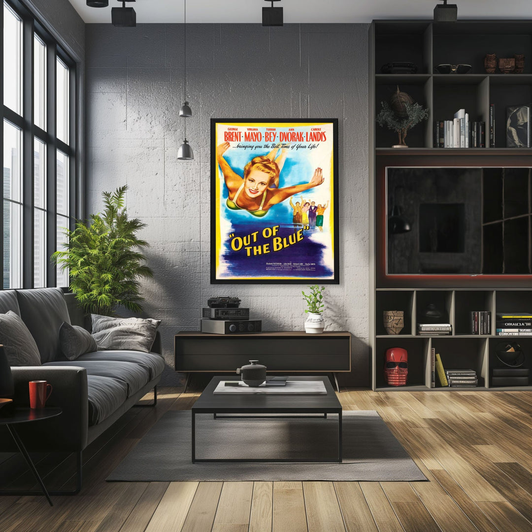 "Out Of The Blue" (1947) Framed Movie Poster