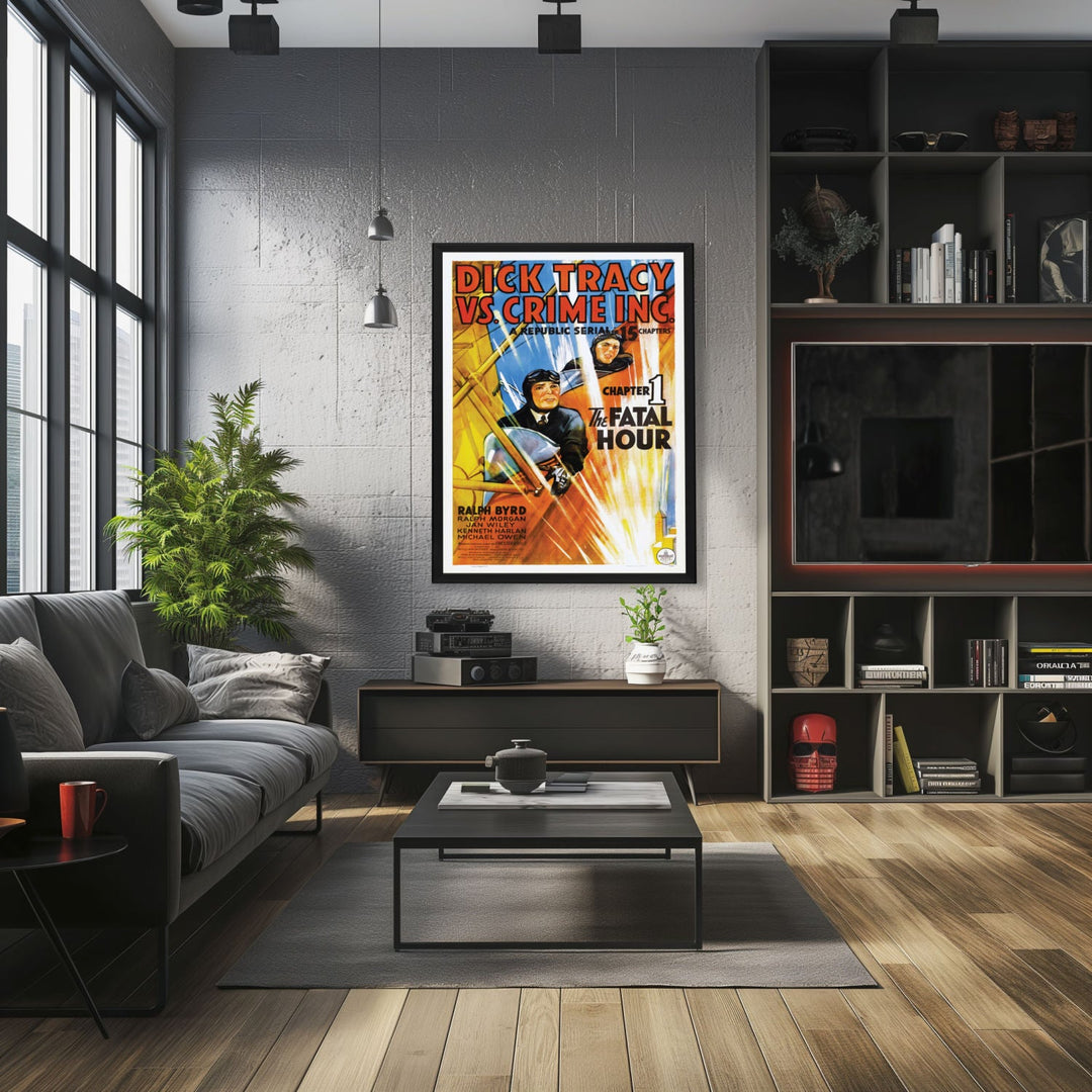 "Dick Tracy Vs. Crime Inc." (1941) Framed Movie Poster