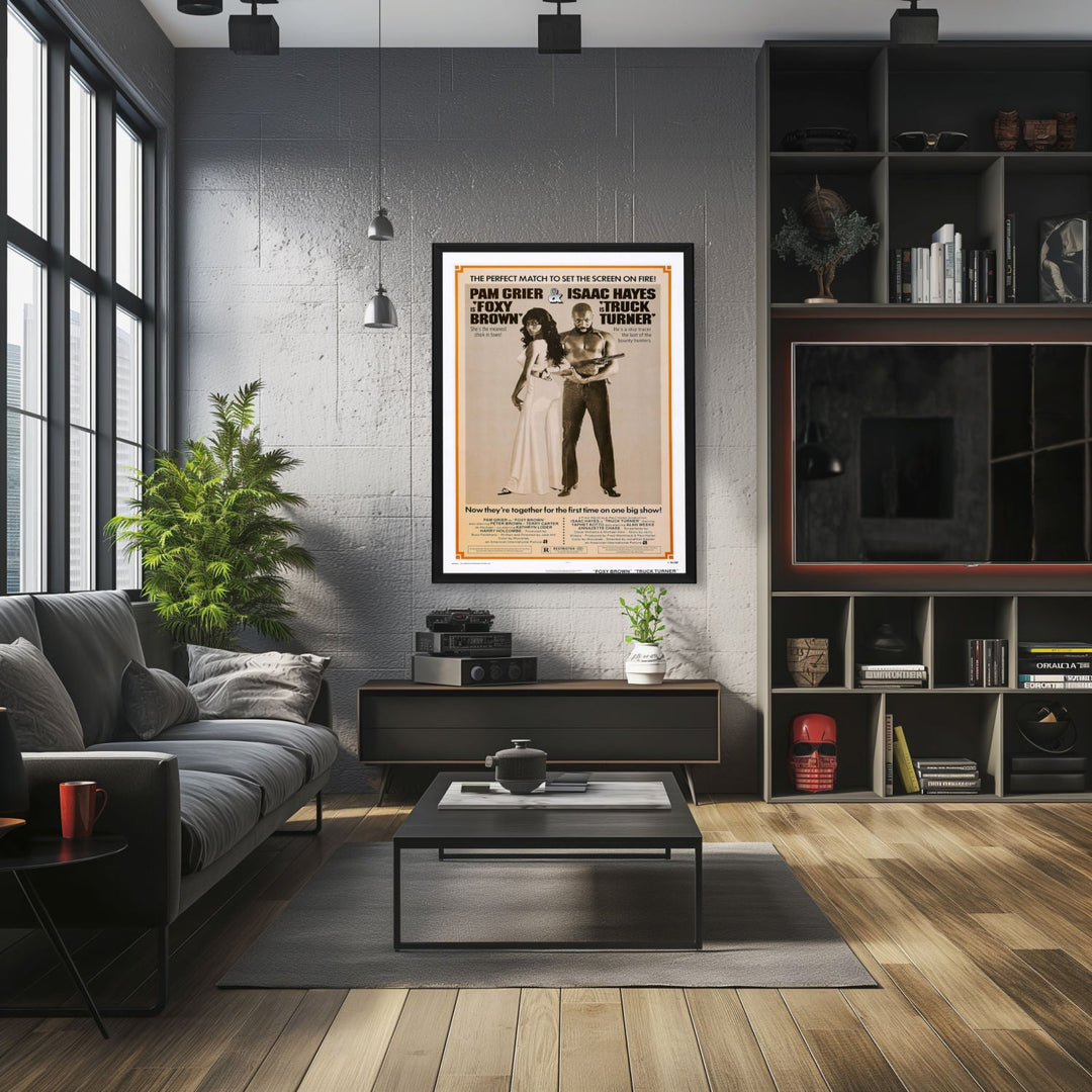 "Foxy Brown" (1974) Framed Movie Poster