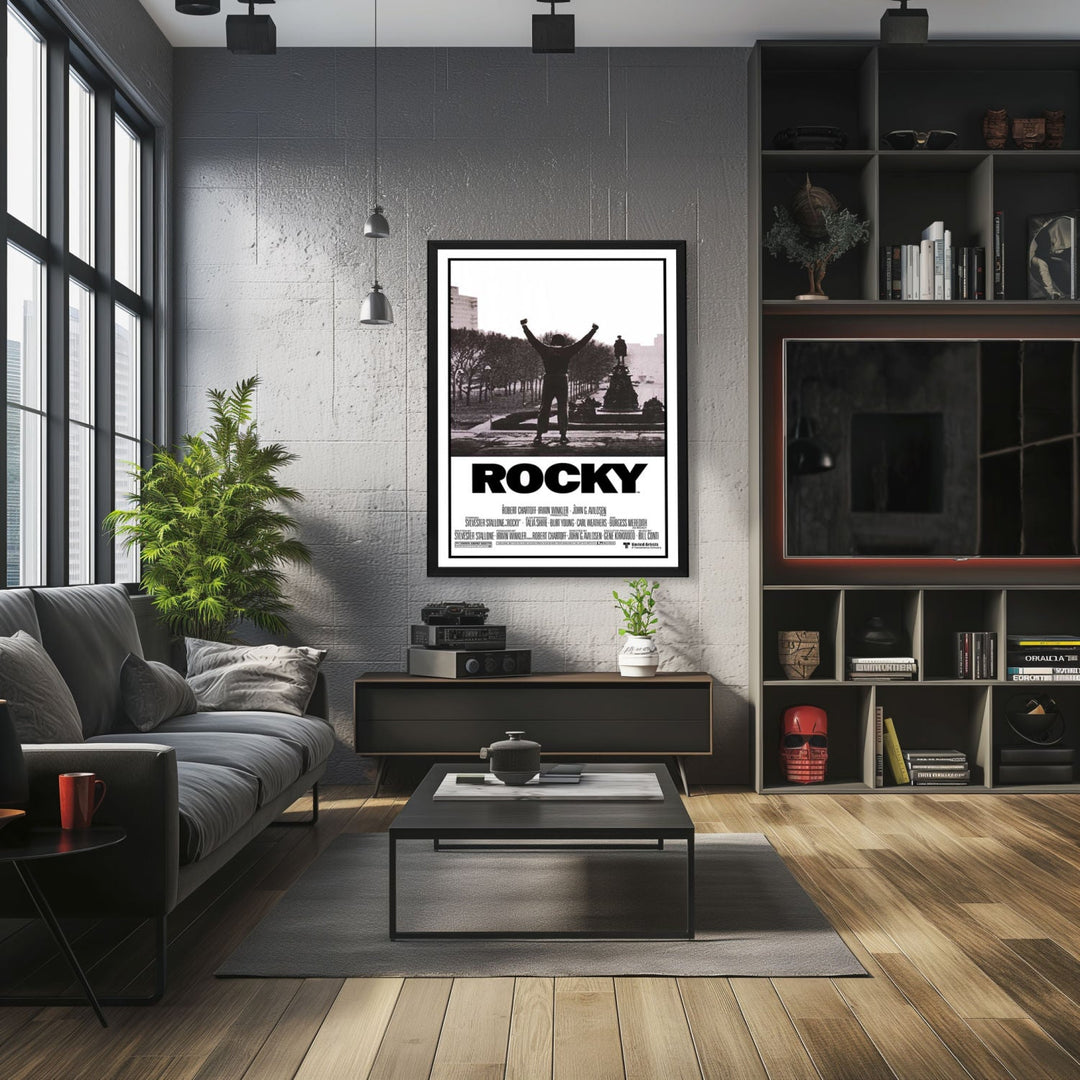 "Rocky" (1976) Framed Movie Poster