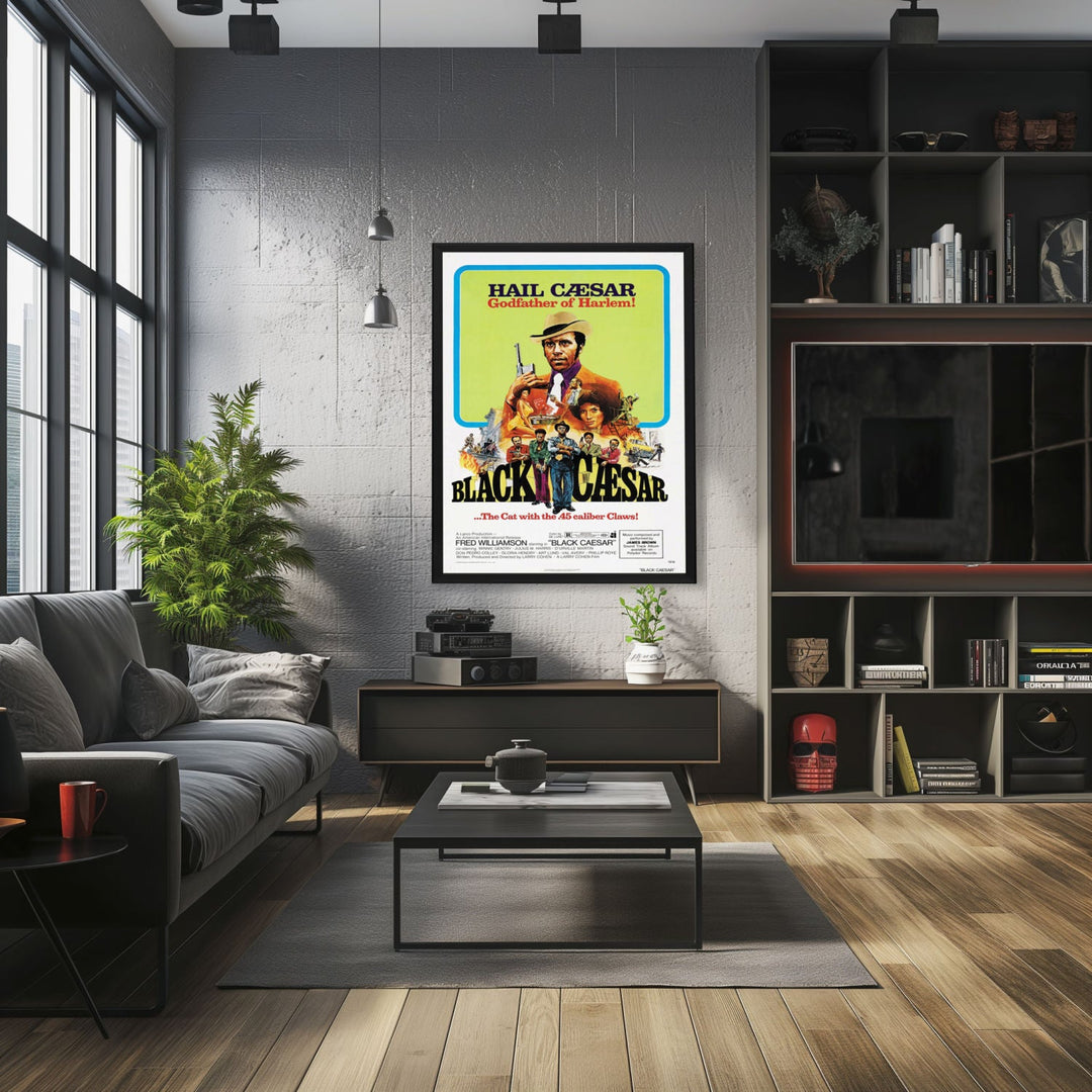 "Black Caesar" (1973) Framed Movie Poster
