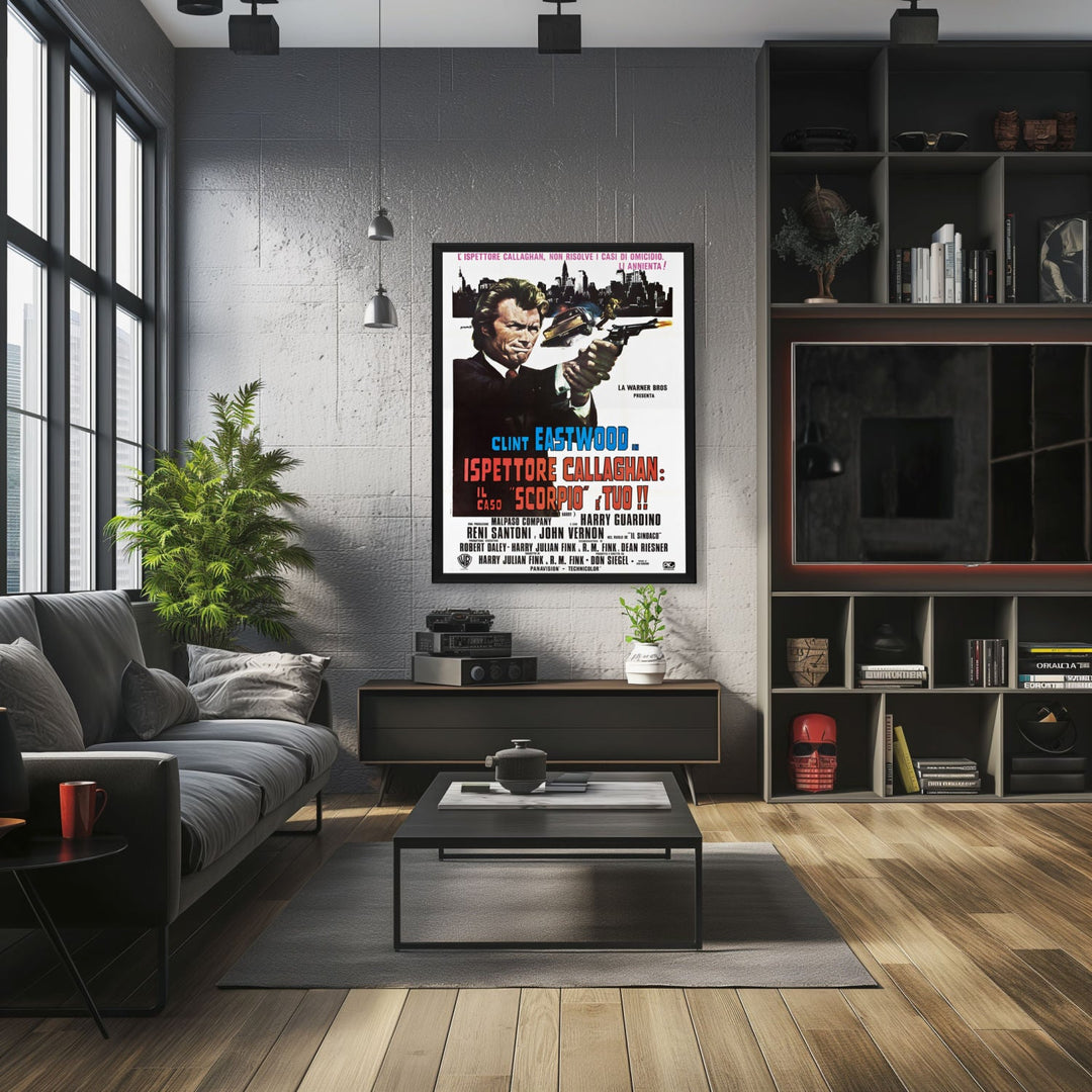 "Dirty Harry" (1971) Framed Movie Poster
