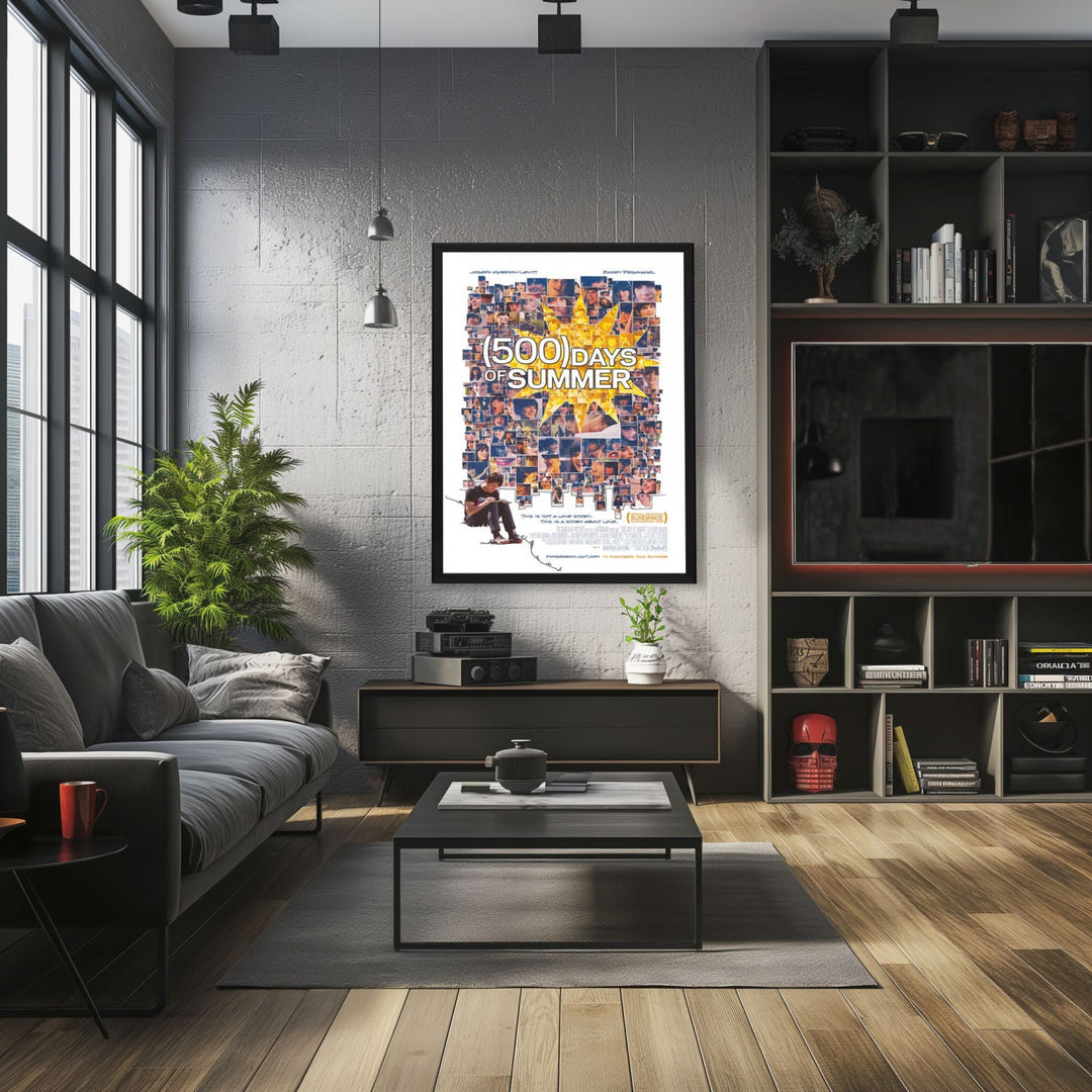 "500 Days of Summer" (2008) Framed Movie Poster