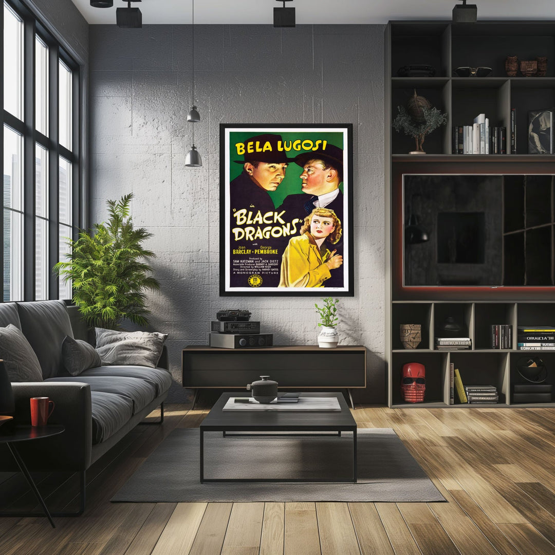 "Black Dragons" (1942) Framed Movie Poster