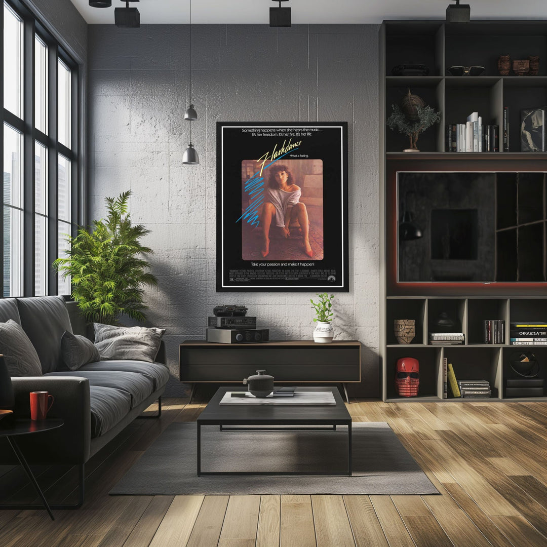 "Flashdance" (1983) Framed Movie Poster