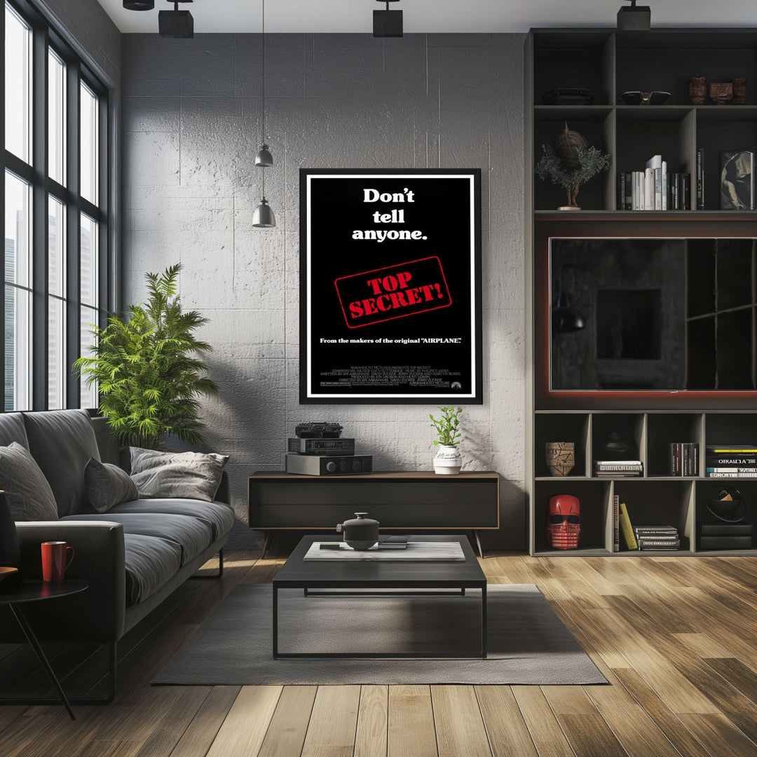 "Top Secret!" (1984) Framed Movie Poster