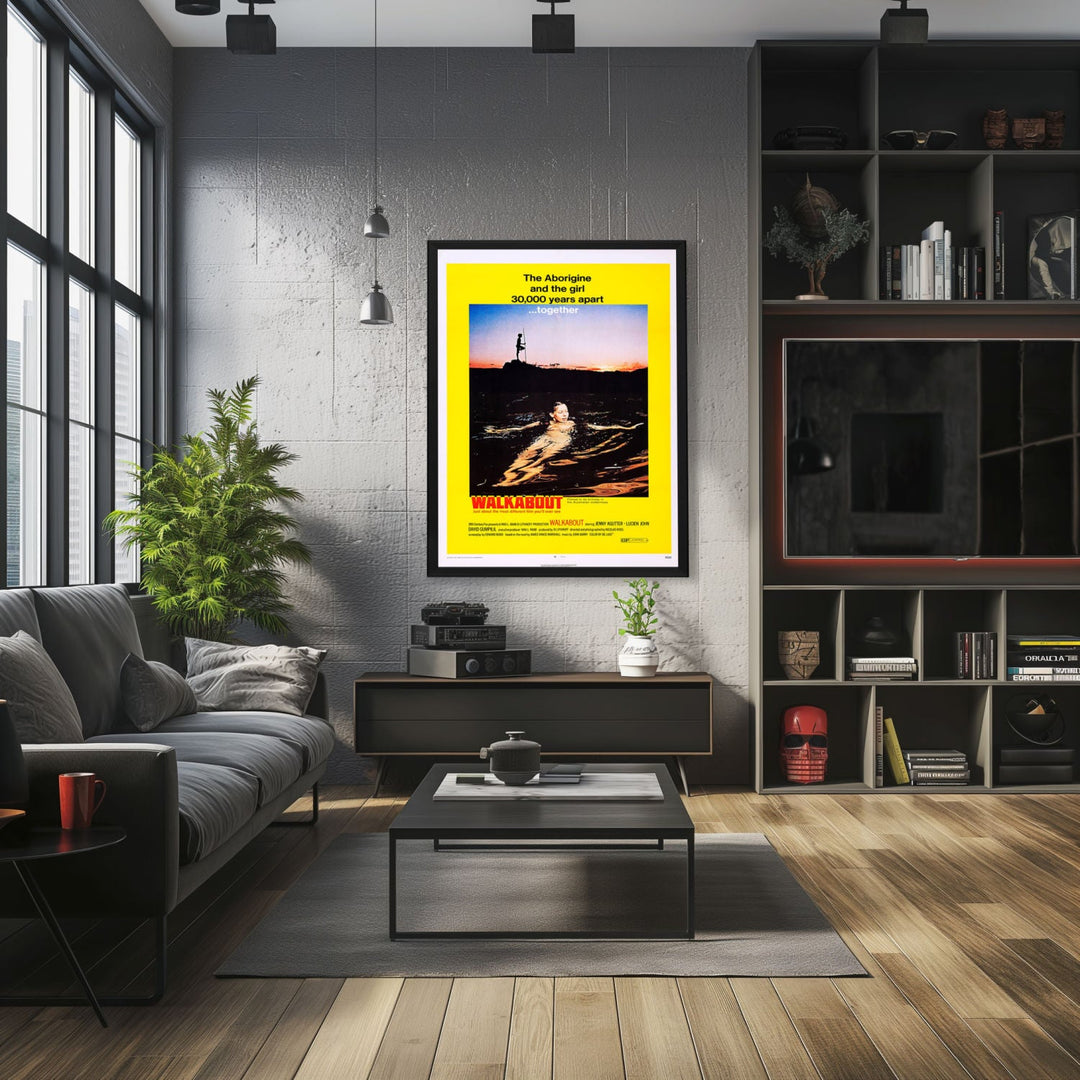 "Walkabout" (1971) Framed Movie Poster