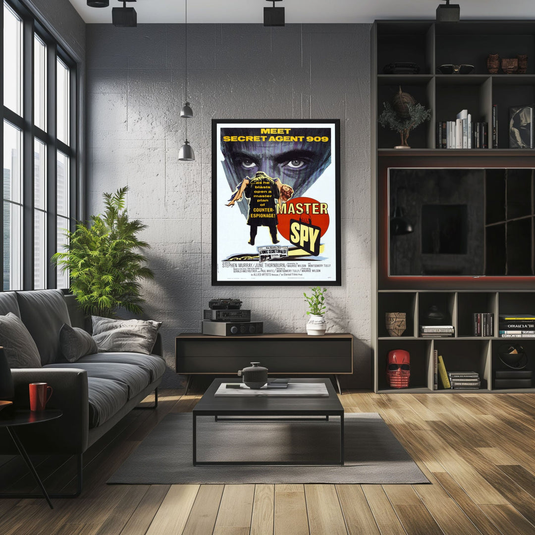 "Master Spy" (1964) Framed Movie Poster